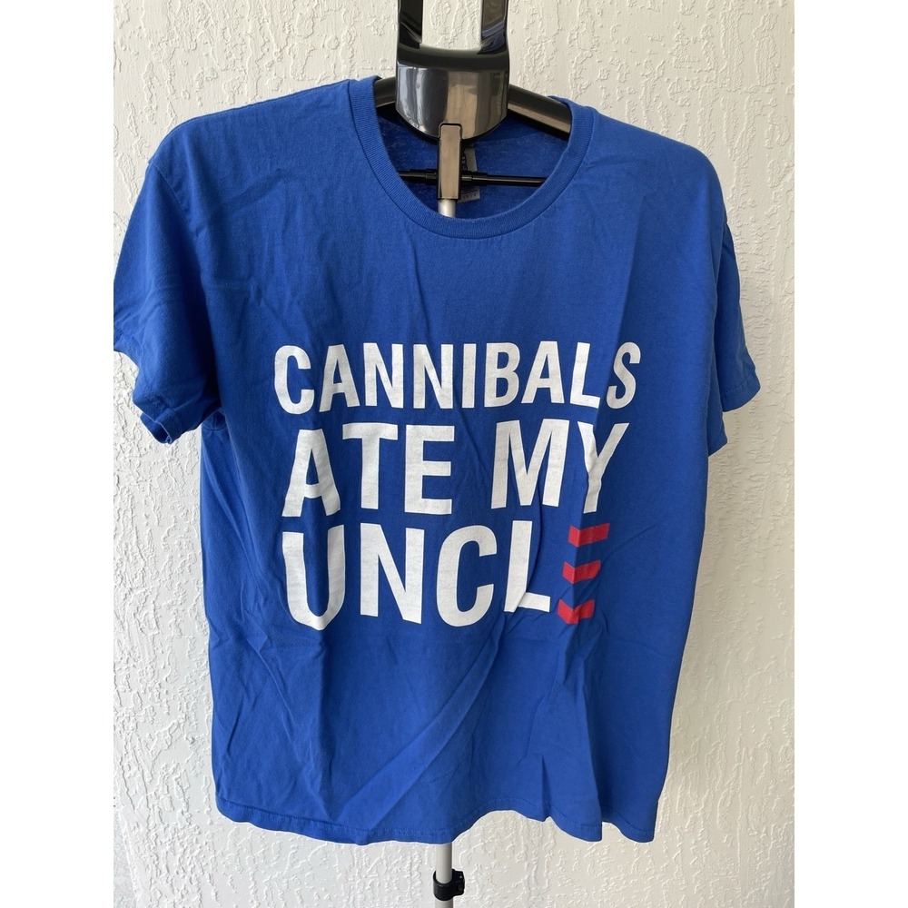 Men's Graphic T Shirt Size L‎ Cannibals Ate My Uncle